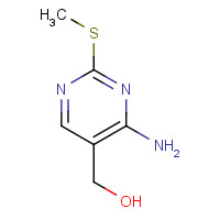588-36-3 (4-AMINO-2-(METHYLTHIO)PYRIMIDIN-5-YL)ME... chemical structure