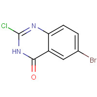 167158-70-5 6-BROMO-2-CHLOROQUINAZOLIN-4(1H)-ONE chemical structure