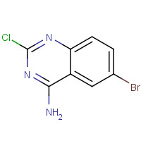 111218-89-4 6-BROMO-2-CHLOROQUINAZOLIN-4-AMINE chemical structure
