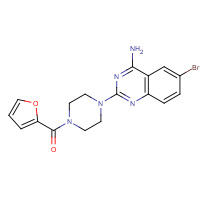 111218-69-0 (4-(4-amino-6-bromoquinazolin-2-yl)piper... chemical structure