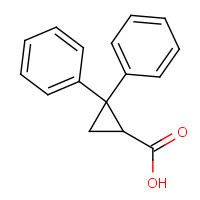 7150-12-1 2,2-Diphenyl-cyclopropanecarboxylic acid chemical structure