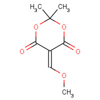 15568-85-1 5-(Methoxymethylene)-2,2-dimethyl-1,3-dioxane-4,6-dione chemical structure