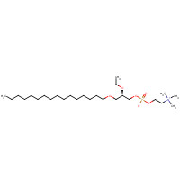78858-42-1 1-O-Hexadecyl-2-O-ethyl-sn-glycero-3-phosphorylcholine chemical structure