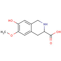 76824-93-6 1,2,3,4-Tetrahydro-7-hydroxy-6-methoxy-3-isoquinoline carboxylic acid chemical structure