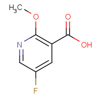 884494-82-0 5-Fluoro-2-methoxynicotinic acid chemical structure
