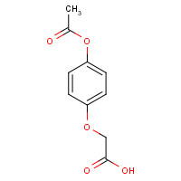 20872-29-1 4-Acetoxyphenoxyacetic acid chemical structure
