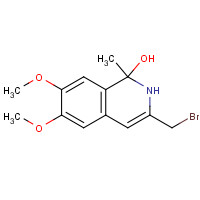 100595-07-1 3-Bromomethyl-6,7-dimethoxy-1-methyl-2(H)-quinoxalinone chemical structure