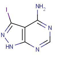 151266-23-8 4-Amino-3-iodo-1H-pyrazolo[3,4-d]pyrimidine chemical structure
