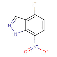 866144-02-7 4-Fluoro-7-nitro indazole chemical structure