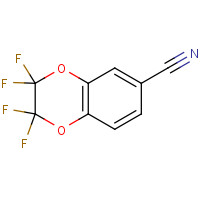 215732-94-8 2,2,3,3-Tetrafluoro-6-nitrilobenzodioxene chemical structure