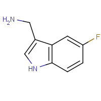 113188-82-2 5-Fluoro-1H-indol-3-yl)methanamine chemical structure