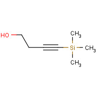 2117-12-6 4-Trimethylsilyl-3-butyn-1-ol chemical structure