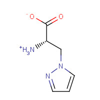 2734-48-7 3-(1-Pyrazolyl)-L-alanine chemical structure