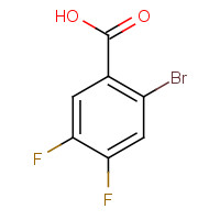 64695-84-7 2-Bromo-4,5-difluorobenzoic acid chemical structure
