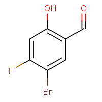 399-00-8 5-Bromo-4-fluoro-2-hydroxybenzaldehyde chemical structure