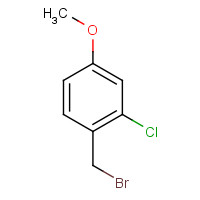 54788-17-9 2-Chloro-4-methoxybenzylbromide chemical structure