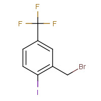 702641-06-3 2-Iodo-5-trifluoromethylbenzylbromide chemical structure