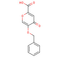 1219-33-6 4-oxo-5-(phenylmethoxy)-4H-Pyran-2-carboxylic acid chemical structure