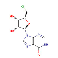 21017-05-0 5'-CHLORO-5'-DEOXYINOSINE chemical structure