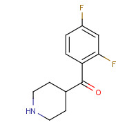 84162-86-7 1-(2',4'-Difluorophenyl)-1-(4-piperidinyl) methanone chemical structure
