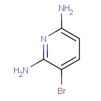 54903-86-5 3-bromopyridine-2,6-diamine chemical structure