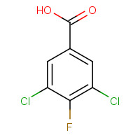 98191-30-1 3,5-dichloro-4-fluorobenzoic acid chemical structure
