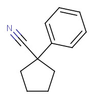 77-57-6 1-Phenyl-cyclopentanecarbonitrile chemical structure