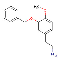 148223-47-6 2-(3-BENZYLOXY-4-METHOXY-PHENYL)-ETHYLAMINE HCL chemical structure