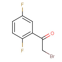 258513-41-6 2-Bromo-1-(2,5-difluoro-phenyl)-ethanone chemical structure