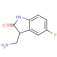 518066-41-6 3-Aminomethyl-5-fluoro-1,3-dihydro-indol-2-one chemical structure