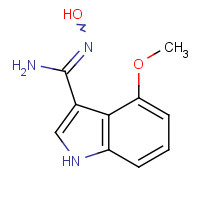 889943-82-2 N-Hydroxy-4-methoxy-1H-indole-3-carboxamidine chemical structure