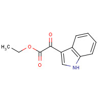51079-10-8 (1H-Indol-3-yl)-oxo-acetic acid ethyl ester chemical structure