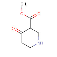 108554-34-3 4-Oxo-piperidine-3-carboxylic acid methyl ester chemical structure