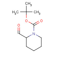 150521-32-7 (S)-2-FORMYL-PIPERIDINE-1-CARBOXYLIC ACID TERT-BUTYL ESTER chemical structure