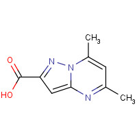 300691-07-0 5,7-Dimethyl-pyrazolo[1,5-a]pyrimidine-2-carboxylic acid chemical structure