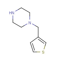 130288-91-4 1-Thiophen-3-ylmethyl-piperazine chemical structure