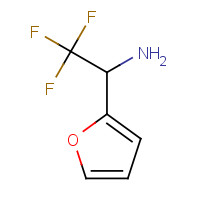 65686-90-0 2,2,2-Trifluoro-1-furan-2-yl-ethylamine chemical structure
