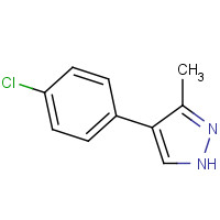 667400-41-1 4-(4-Chloro-phenyl)-3-methyl-1H-pyrazole chemical structure