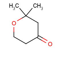 1194-16-7 2,2-Dimethyl-tetrahydro-pyran-4-one chemical structure
