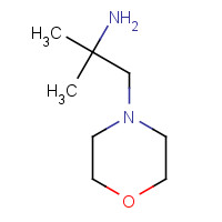 6105-75-5 1,1-Dimethyl-2-morpholin-4-yl-ethylamine chemical structure