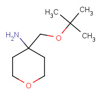 951625-96-0 4-tert-Butoxymethyl-tetrahydro-pyran-4-ylamine chemical structure