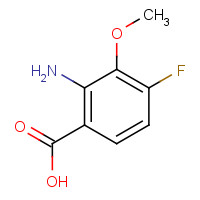 126480-32-8 2-amino-3-methoxy-4-fluorobenzoic acid chemical structure
