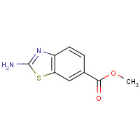 66947-92-0 2-AMINO-BENZOTHIAZOLE-6-CARBOXYLIC ACID METHYL ESTER chemical structure