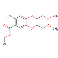 179688-27-8 Ethyl 4,5-bis(2-methoxyethoxy)-2-aminobenzoate chemical structure