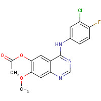 788136-89-0 4-(3-Chloro-4-fluorophenylamino)-7-methoxyquinazolin-6-yl acetate chemical structure