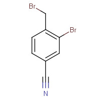 89892-39-7 2-Bromo-4-cyanobenzyl bromide chemical structure