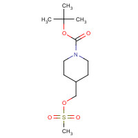 161975-39-9 1-BOC-4-METHANESULFONYLOXYMETHYL-PIPERIDINE chemical structure