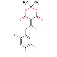 764667-64-3 5-[1-hydroxy-2-92,4,5-trifluorophenyl0ethylidene]-2,2-dimethyl chemical structure