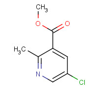 350597-49-8 5-CHLORO-2-METHYL-NICOTINIC ACID METHYL ESTER chemical structure