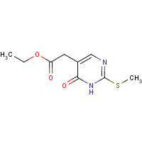 29571-44-6 5-PYRIMIDINEACETIC ACID,3,4-DIHYDRO-2-(METHYLTHIO)-4-OXO-,ETHYL ESTER chemical structure